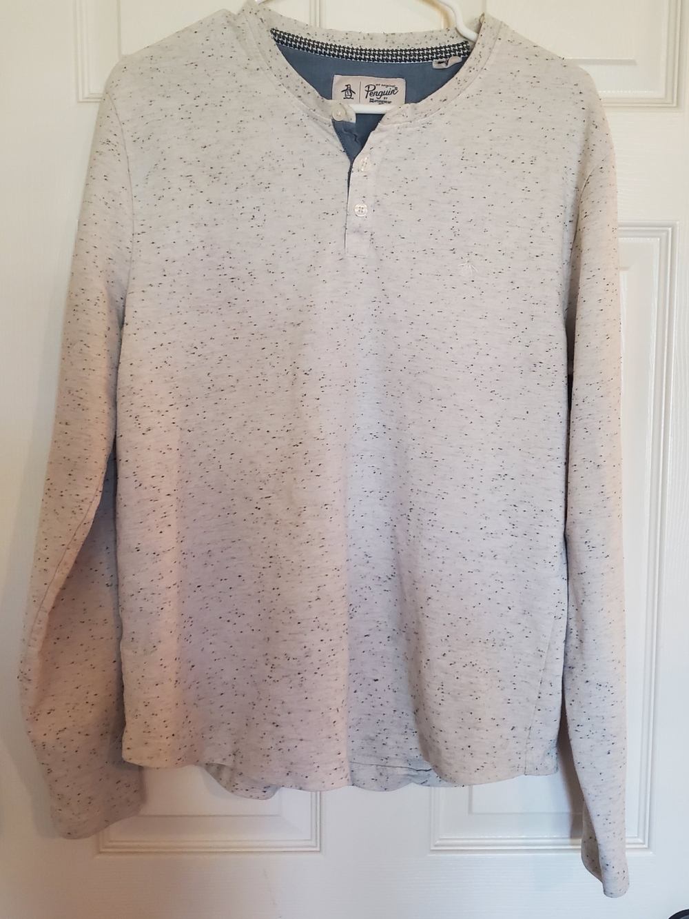 Original Penguin Light Heathered Sweatshirt Henley